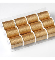 Rocchette cordonetto - 2 capi - 20 mt - oro - Brizzolari - conf. 12 pezzi