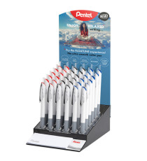 Roller Floatune - punta 1,0 mm - colori assortiti - Pentel - expo 36 pezzi