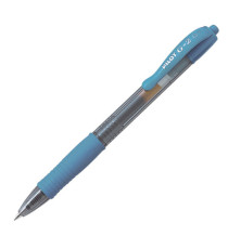 Roller gel a scatto G-2 - punta 0,7mm - celeste - Pilot