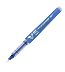 Roller Hi-Tecpoint V5 ricaricabile Begreen con cappuccio  - punta 0,50mm - blu - Pilot