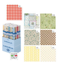 Rotoli Cartarivesto Rex Taco - lavabile - 49 x 300 cm - colori assortiti - Rex Sadoch - conf. 20 pezzi