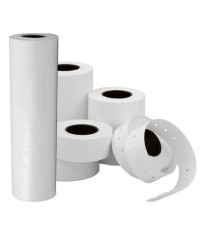 Rotolo 1000 etichette art.169 - 21x12 mm - rimovibile - bianco - Lebez