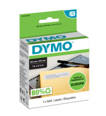 Rotolo 500 etichette LW 113520 - 25 x 54 mm - carta - indirizzi - bianco - Dymo