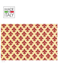 Rotolo Cartarivesto Rex Taco - lavabile - adesivo - 49 x 300 cm - giglio rosso - Rex Sadoch