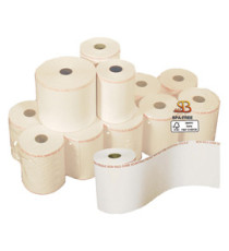 Rotolo per bilancia - 57 mm x 20 m - 112 gr - diametro esterno 60 mm - anima 25 mm - carta termica adesiva BPA free - Sa