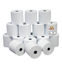 Rotolo per calcolatrice - 57 mm x 28 m - 55 gr - diametro esterno 58 mm - anima 12 mm - carta neutra - Sabacart - bliste