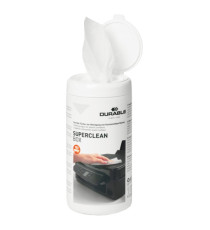 Salvietta detergente per superfici in plastica SUPERCLEAN BOX - Durable - conf. 100 pezzi