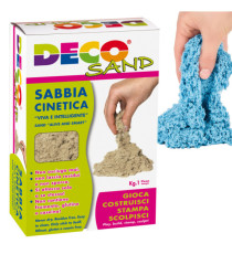 Sabbia cinetica Deco Sand - 1 kg - azzurro - Deco