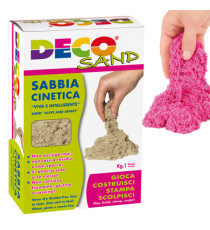 Sabbia cinetica Deco Sand - 1 kg - fucsia - Deco