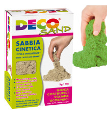 Sabbia cinetica Deco Sand - 1 kg - verde - Deco