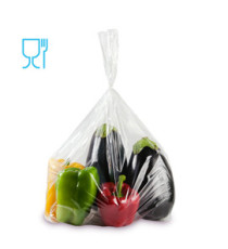 Sacchetti Rex per alimenti - 30 x 40 cm - 30 micron - PE - trasparente - Gandolfi - conf. 50 pezzi