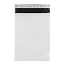Sacchetto - per corrieri - 24 x 35 x 5 cm - PE - bianco - conf. 100 pezzi