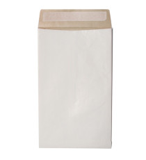 Sacchetto Secursac - antistrappo - B5 - 19 x 26  x 4 cm - 130 gr - bianco - Blasetti - conf. 100 pezzi