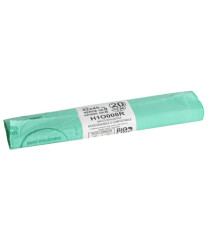 Sacchi bio - 42x45 cm - 10 L - 16 micron - verde - conf. 20 pezzi