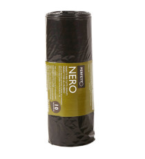 Sacchi per rifiuti Classic - 70 x 110 cm - 116 L - 20 micron - nero - Perfetto - rotolo da 10 sacchetti