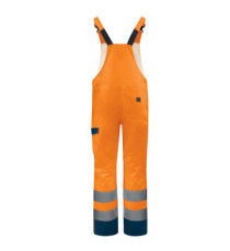 Salopette alta visibilità M1SA2HV - taglia L - arancio fluo - Deltaplus