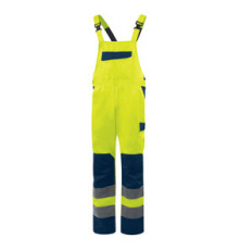 Salopette alta visibilità M1SA2HV - taglia L - giallo fluo - Deltaplus