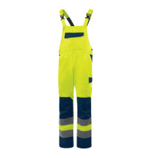 Salopette alta visibilità M1SA2HV - taglia XL - giallo fluo - Deltaplus