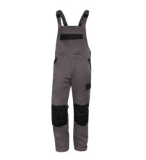 Salopette da lavoro M1SA2 - taglia XL - twill/poliestere/cotone - grigio - Deltaplus