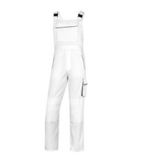 Salopette da lavoro Panostyle M6SAL - taglia L - PE/cotone - bianco/grigio - Deltaplus