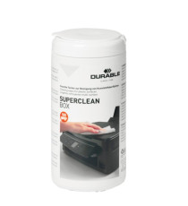 Salvietta detergente per superfici in plastica SUPERCLEAN BOX - Durable - conf. 100 pezzi