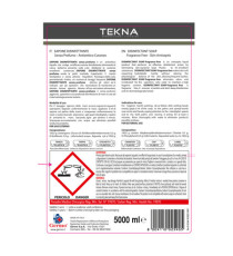 Sapone disinfettante - senza profumo - 5 lt - Tekna