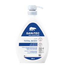 Sapone Total Body - con glicerina - dispenser 1 L - Sanitec