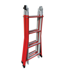 Scala telescopica Everest - 4+4 gradini - acciaio - X-Robust