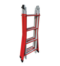 Scala telescopica Everest - 4+4 gradini - acciaio - X-Robust