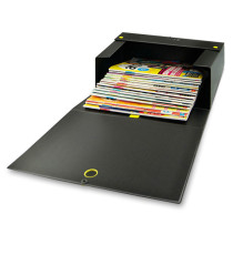 Scatola archivio Big Next - dorso 20 cm - 25 x 35 cm - nero/nero - Sei Rota