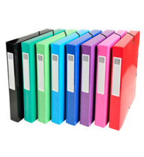 Scatola archivio box Iderama - dorso 40 mm - A4 - 8 colori assortiti - Exacompta
