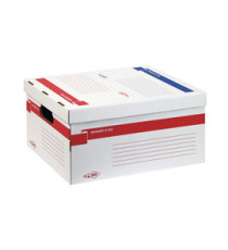Scatola archivio Memory X File - con coperchio - dorso 27,5 cm - 37 x 27 x 52 cm - bianco - Sei Rota