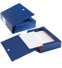 Scatola archivio Scatto - dorso 4 cm - 25 x 35 cm - blu - Sei Rota
