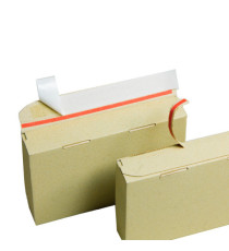 Scatola Grass Box - per spedizioni - A4 - 34 x 23,5 x 4 cm - grigio - Bong Packaging - conf. 50 pezzi