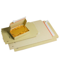Scatola Grass Box - per spedizioni - A4 - 34 x 23,5 x 4 cm - grigio - Bong Packaging - conf. 50 pezzi