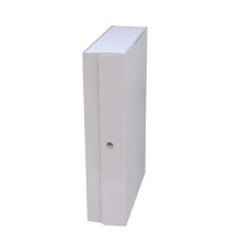 Scatola progetto Glossy - dorso 12 cm - bianco - Starline