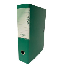 Scatola progetto KingPro - con portaetichetta - dorso 6 cm - verde - Starline