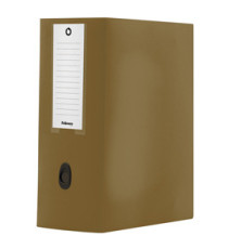 Scatola progetto Plus HOLOS - 25 x 35 cm - dorso 15 cm - marrone - Fellowes