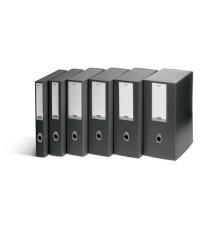 Scatola progetto Plus Vip - 34,5 x 24,5 cm - dorso 15 cm - grigio antracite - Fellowes