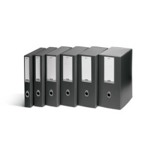 Scatola progetto Plus Vip - 34,5 x 24,5 cm - dorso 6 cm - grigio antracite - Fellowes