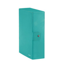 Scatola progetto WOW - dorso 10 cm - acquamarina metallizzato - Leitz