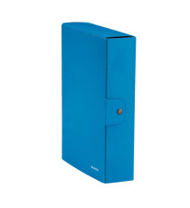 Scatola progetto WOW - dorso 8 cm - blu metallizzato - Leitz