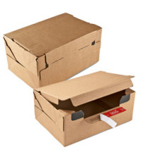 Scatola Return Box CP 069 - M - 28,2 x 19,1 x 14 cm - cartone - avana - ColomPac