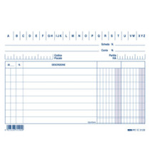 Schede - 2 colonne - 10,5 x 15 cm (orizzontale) - Edipro - conf. 100 pezzi