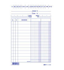 Schede - 2 colonne - 15 x 10,5 cm verticale - Edipro - conf. 100 pezzi