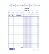 Schede - 2 colonne - 15 x 10,5 cm verticale - Edipro - conf. 100 pezzi