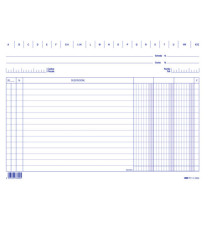 Schede - 3 colonne - 17 x 24 cm orizzontale - Edipro - conf. 100 pezzi