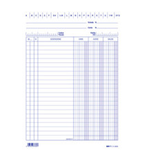 Schede - dare/avere/saldo - 21 x 15 cm - Edipro - conf. 100 pezzi