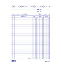 Schede - dare/avere/saldo - 21 x 15 cm - Edipro - conf. 100 pezzi