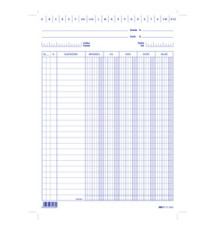 Schede - dare/avere/saldo/iva - 24x17 cm (verticale) - Edipro - conf. 100 pezzi